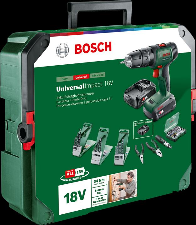 Actual product image Bosch Home & Garden UniversalImpact 18V (Rechargeable battery operated)
