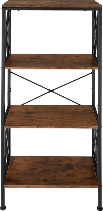 Produktbild tectake Regal Barry 61,5x31,5x133,5cm (61.50 x 61.50 x 133.50 cm)