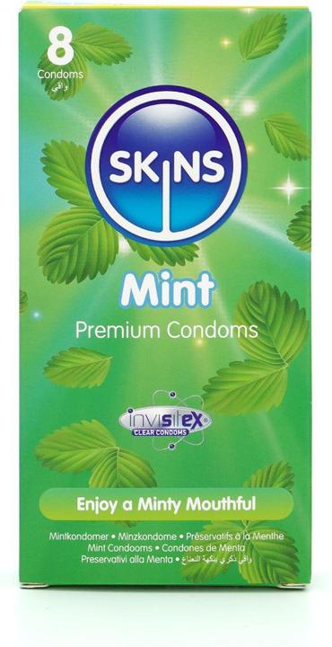 Produktbild Skins Mint» 12 Kondome mit feinem Minzaroma - ohne Latexgeruch (12 Stk.)