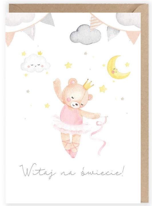 Produktbild Cardie Karte zur Geburt eines Mädchens K104 (1 Stk.)