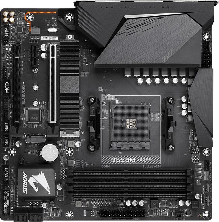 Gigabyte B550M Aorus Pro (AM4, AMD B550, mATX)