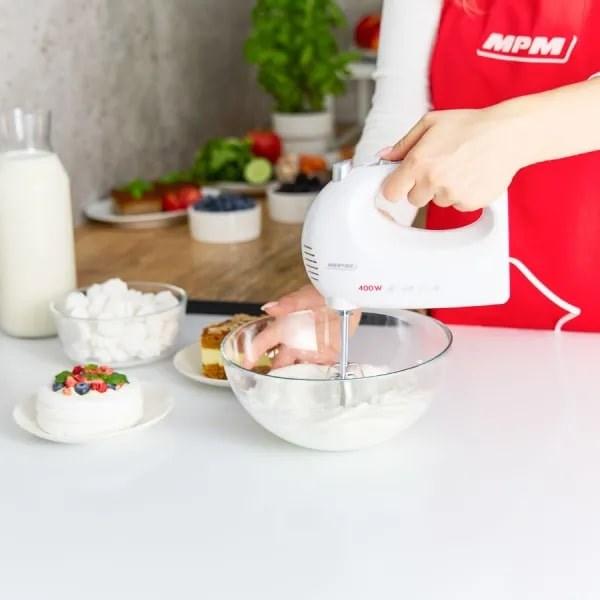 Actual product image MPM MMR-25 Handmixer weiss (250 W)