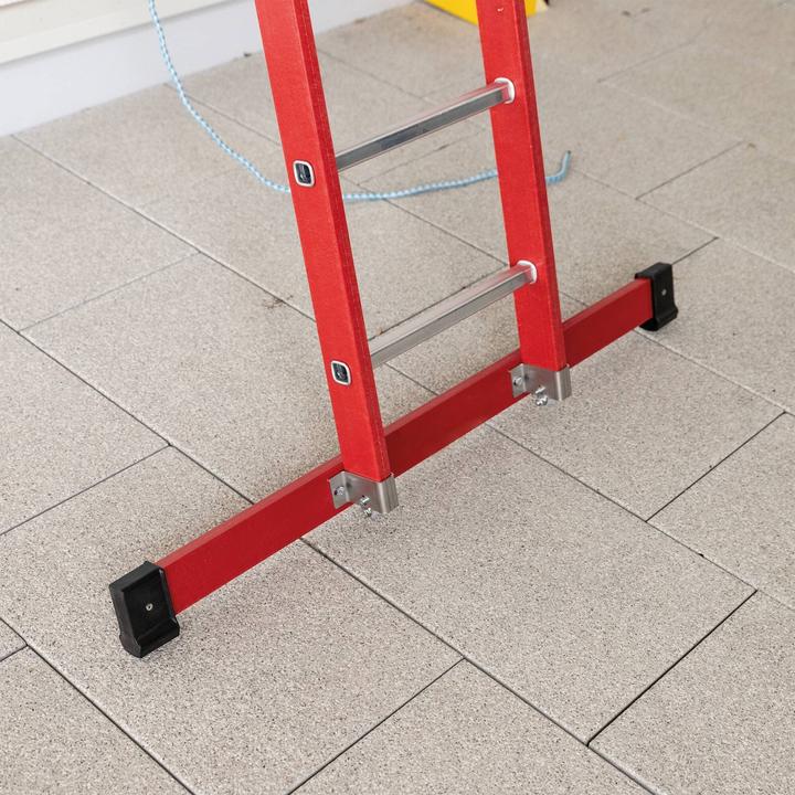 Actual product image Munk Rung extension ladder 2-section GRP with standard traverse 2x12 rungs (Shelf ladder, 641 cm)
