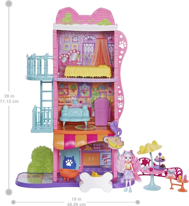 Produktbild Enchantimals Stadthaus & Café Spielset