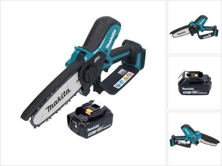 Actual product image Makita DUC 150 T cordless chainsaw 18 V 15 cm brushless + 1x battery 5.0 Ah - without charger (Battery chain saw)