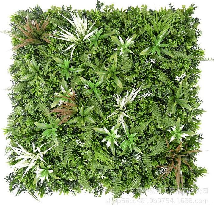 VegetalDeco Knstliche Pflanzenwand - SPRING (13 cm)