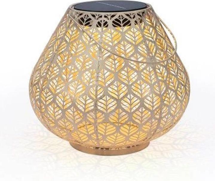 Image du produit STT Lanterne Solar Antic Grafic, 24 cm, Beige clair