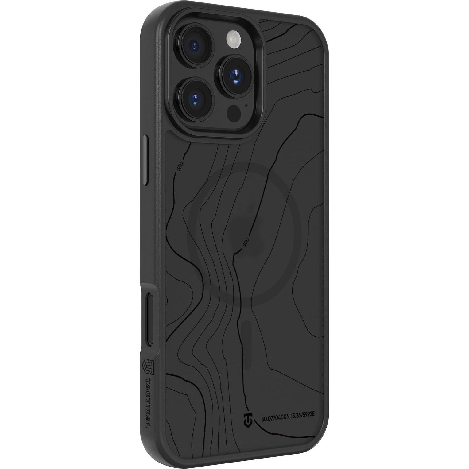 Tactical MagForce Hyperstealth Sika Cover für iPhone 16 Pro Max Asphalt (Apple iPhone 16 Pro Max), Cover smartphone