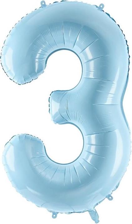 Partydeco Zahl 3 (1 x)