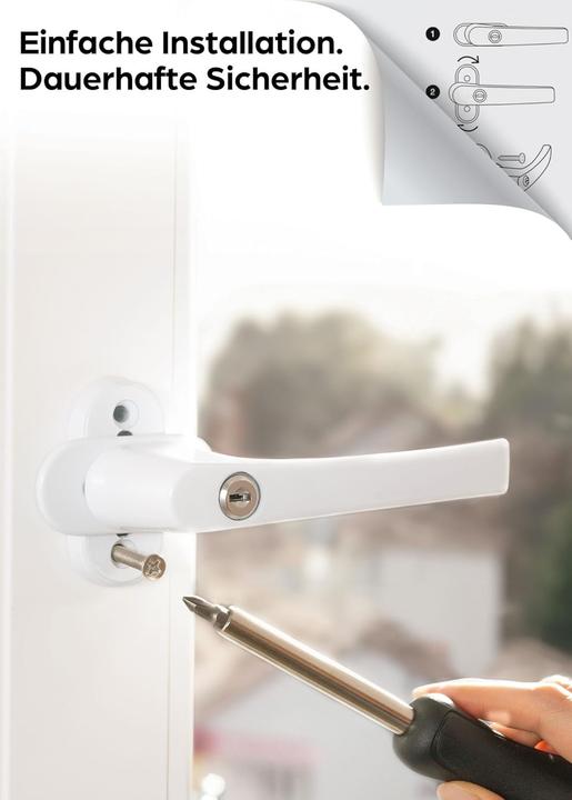 Actual product image Prowiste Abschliessbare Fenstergriffe