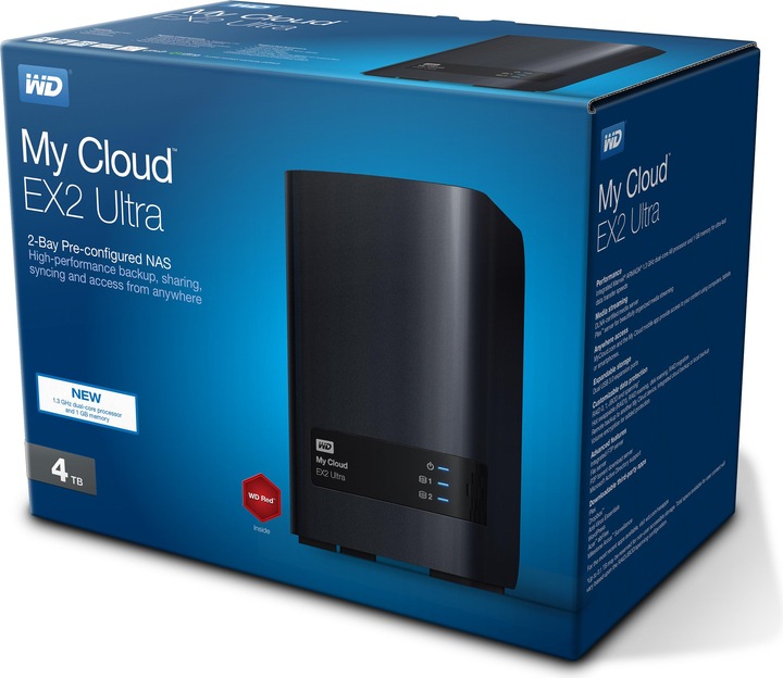 Immagine prodotto WD My Cloud EX2 Ultra (2 x 2 TB, WD Red)