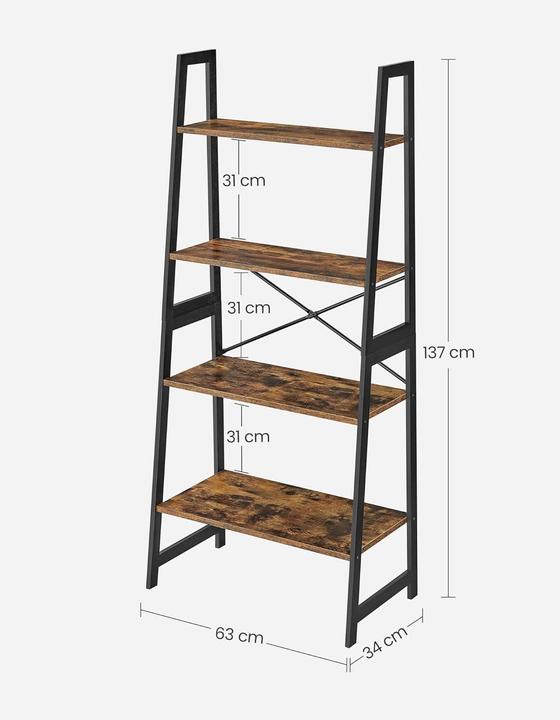Immagine prodotto Vasagle Regal (63 x 34 x 137 cm)