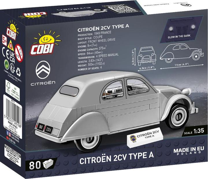 Produktbild Cobi Citroën CV type A pcs