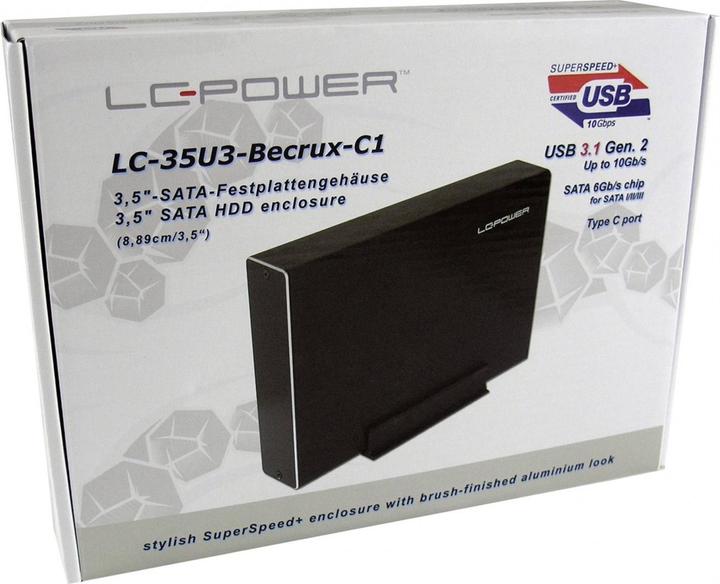 Productafbeelding LC-Power ext. 3,5" Behuizing LC-35U3-Becrux-C1 (3.5")