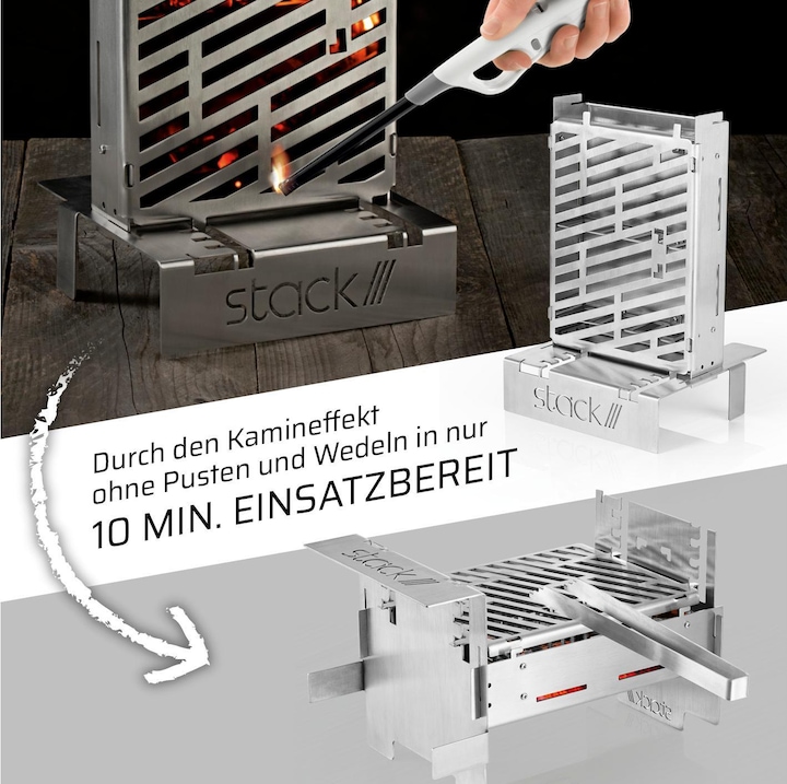 Produktbild Stack Camping-Grill 3-in-1 (27 cm)