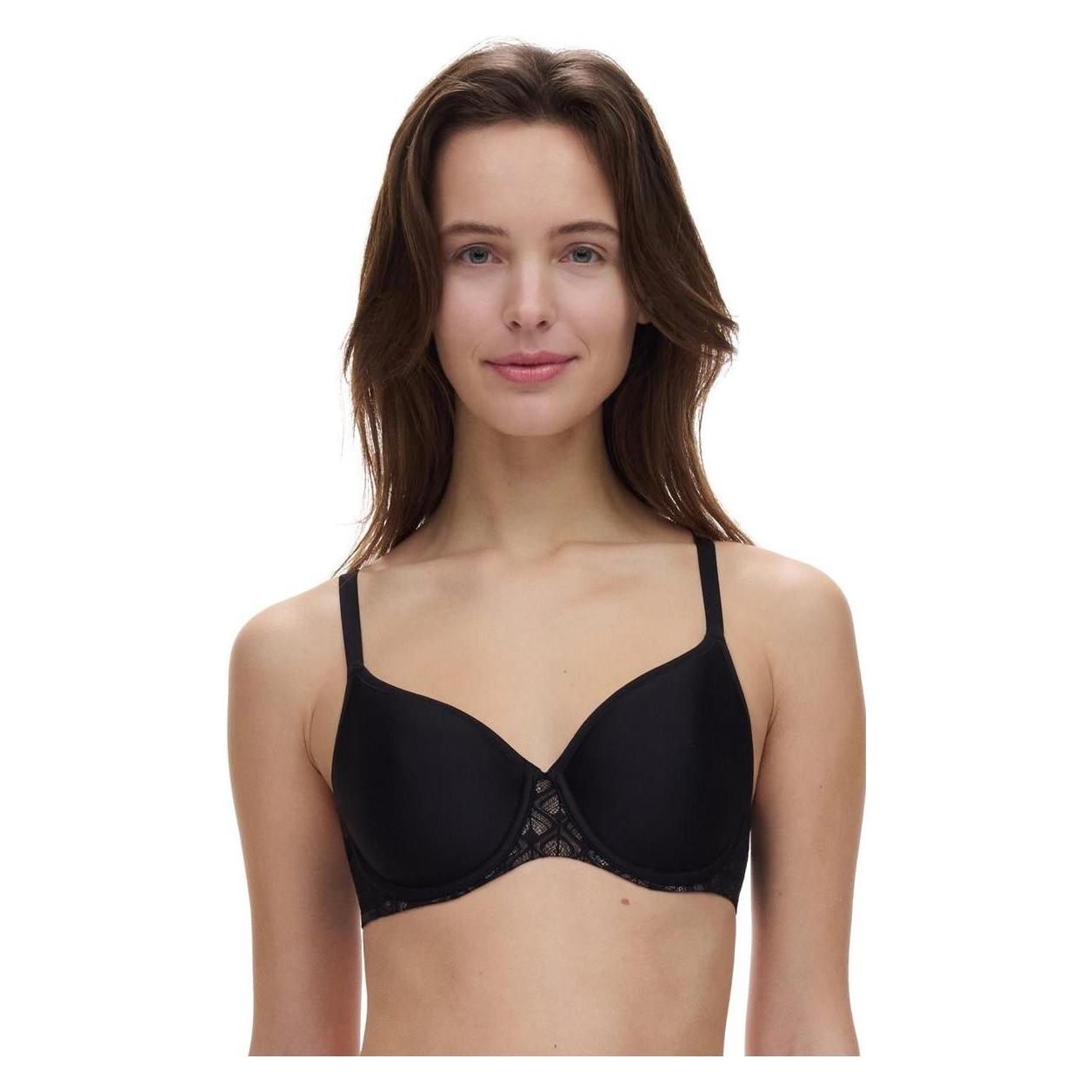 Chantelle, Bh's, EasyFeel - Ace - Dames - Spacer Bh - Zwart, Zwart, (75 B)