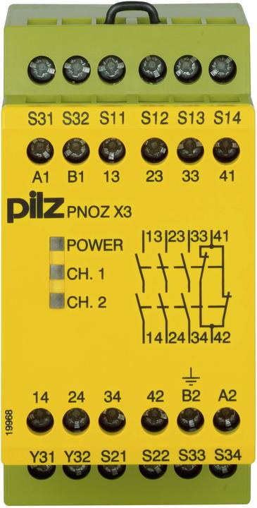 Produktbild Pilz Sicherheitsrelais PNOZ X3