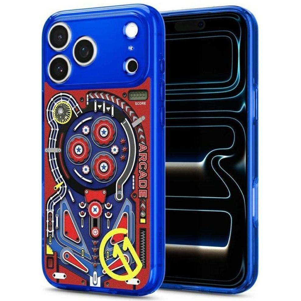 Spigen Case c11 Ultra Hybrid Magsafe for iPhone 17 Pro arcade (Apple iPhone 17 Pro), Cover smartphone, Blu