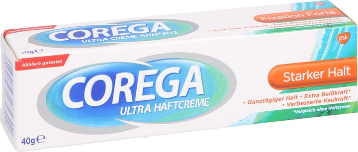 Produktbild Corega Haftcreme starker Halt (40 ml, Mundspülung)