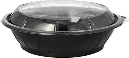 Actual product image Starpak Salad bowls PETl "Snap It "it lid crystal clear (25 x)