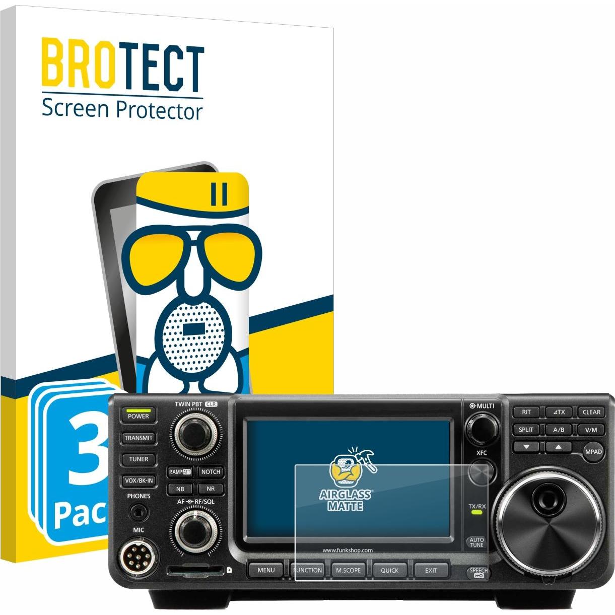 BROTECT AirGlass Panzerglasfolie Matt, Walkie-Talkie Zubehör