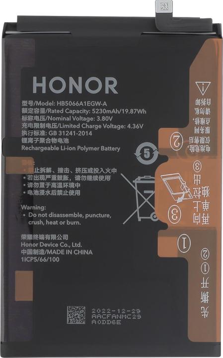 Actual product image Honor Original X7a 3.8V battery