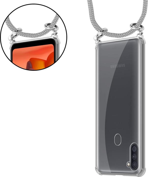 Produktbild Cadorabo TPU Handy Kette SILBER Cover