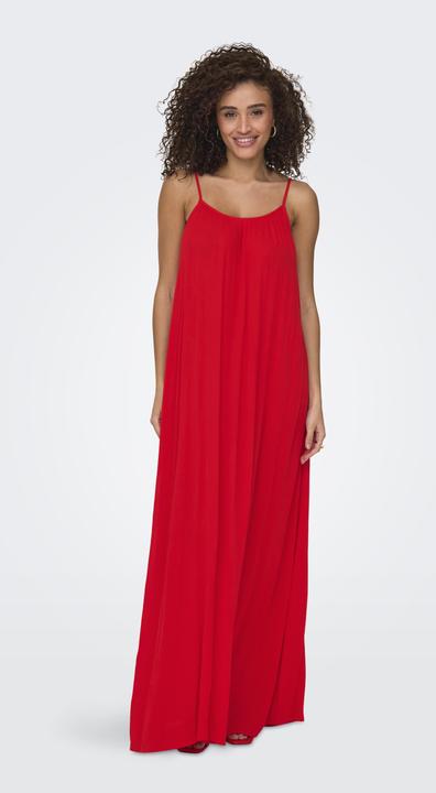 Produktbild Only Normal geschnitten Kleiner Stehkragen mit Knopfleiste Verstellbare Träger Langes Kleid Kleid (M)