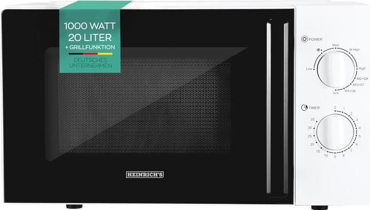 Produktbild Heinrich´s Mikrowelle mit Grillfunktion (20 l)
