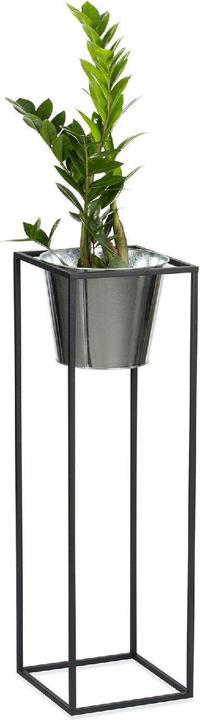 Produktbild Andrea Blumentopf Glory - Black/Silber 24.5 x 80 cm (24.50 x 24.50 x 80 cm)