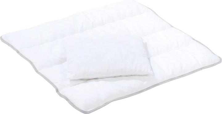 Alvi Babybettdecken & Babykissen Steppbett-Set Thermovlies 80 x 80 cm + 35 x 40 cm (80 x 80 cm)