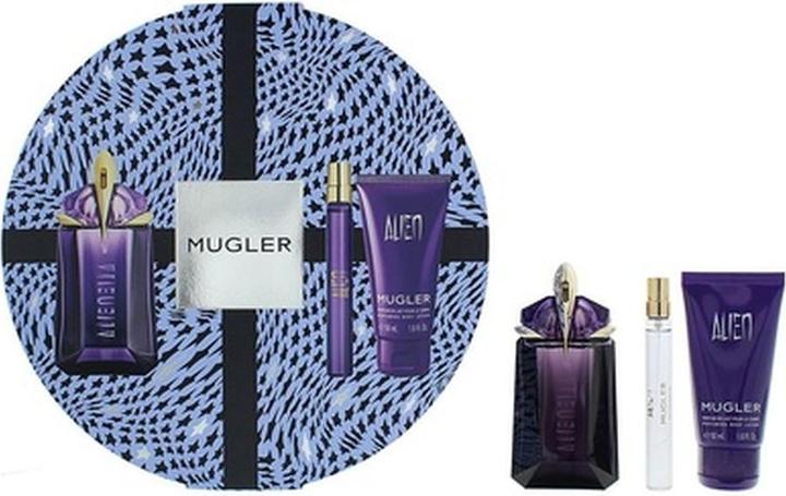 Thierry Mugler Alien Eau de Parfum - 60 ml set. Eau de Parfum - 10 ml miniature + 50 ml shower (Parfum Set)