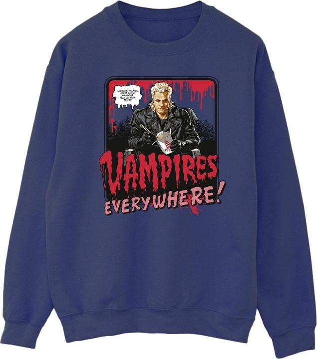 Actual product image Universal Textiles Mens Vampires Everywhere Sweatshirt (XXL)