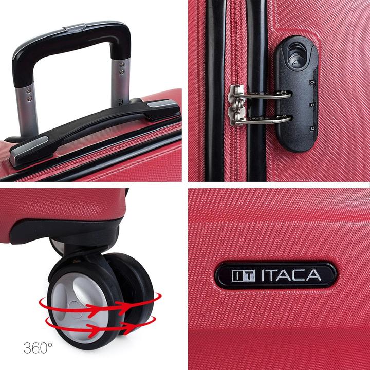 Actual product image Itaca 2-teiliges Hartschalen-Kofferset für Reisen (65 l)