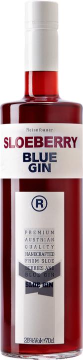 Actual product image Reisetbauer Sloeberry Blue Gin (1 x 70 cl)