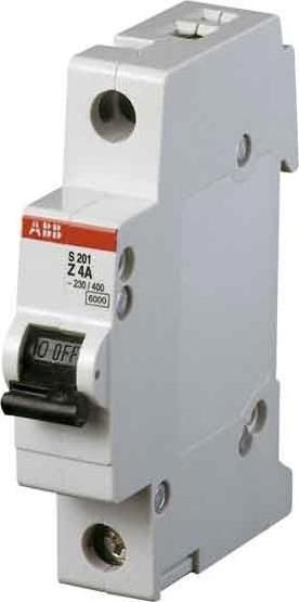 Actual product image ABB Circuit breaker 6kA 6A Z 1p S201-Z6
