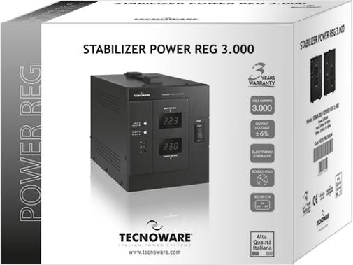 Actual product image Tecnoware FSTELPRE3000M (3 VA, 2400 W)