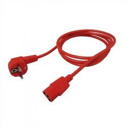 Actual product image Roline Power cable CEE 7/7 (M) angled to IEC 60320 C13 straight (1.80 m)