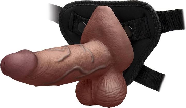 Produktbild Earthly Body Slipskin Realistic Silicone Dildo 7 Inch Girthy Brown