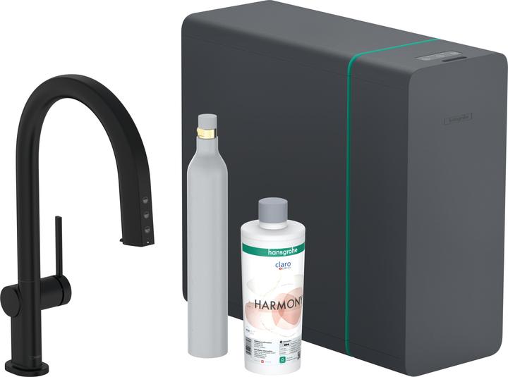 hansgrohe SodaSystem 210 Aqittura M91 Ausziehauslauf 1 jet Starter Set sBox ma