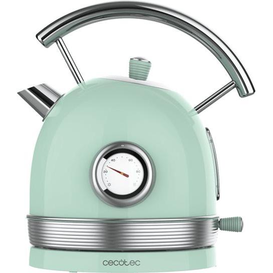 Cecotec Grün Hervidor De Agua Thermosense 420 Vintage Light Green, Wasserkocher,