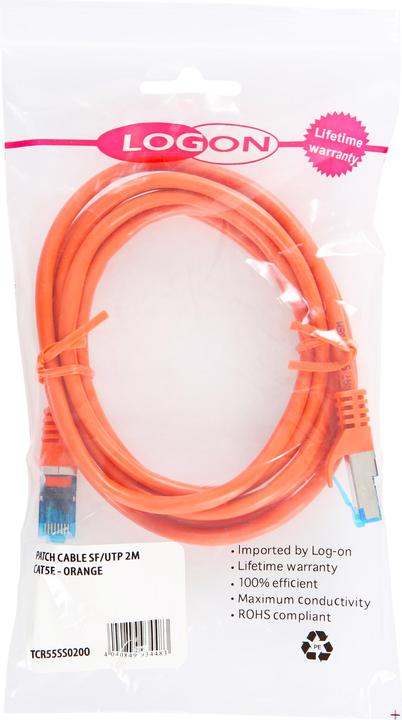 Image du produit Logon PATCH CABLE SF/UTP 0.5M - (SF/UTP, CAT5e, 0.50 m)