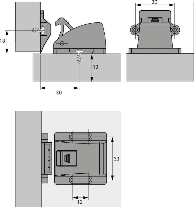 Immagine prodotto Hettich Chiusura di sicurezza per bambini SafeFix Eco
