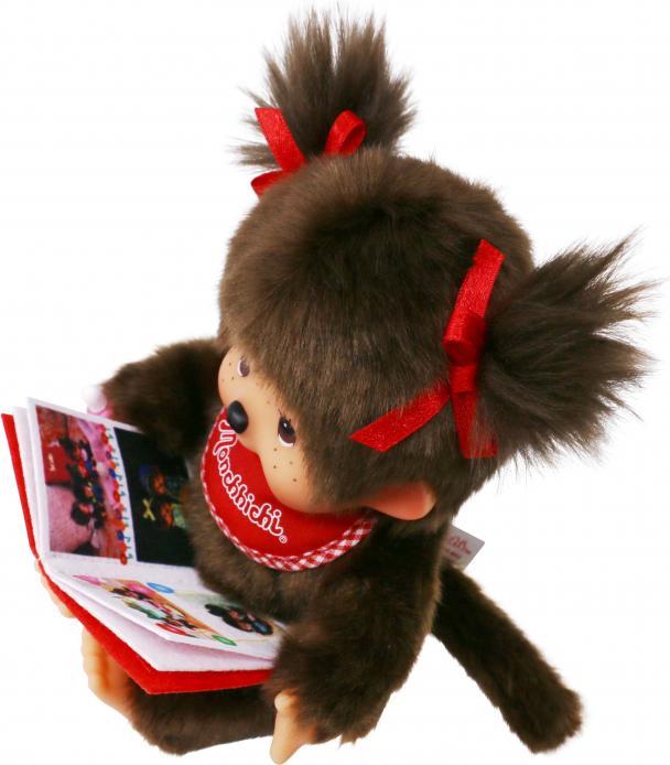 Actual product image Magni Monchhichi girl 20cm with photo album (24.50 cm)