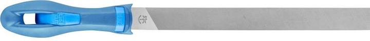 Actual product image Pferd Mill saw file straight/round edge flat butt cut 2 incl. ergonomic file handle universal to (Cut 2, 200 mm)