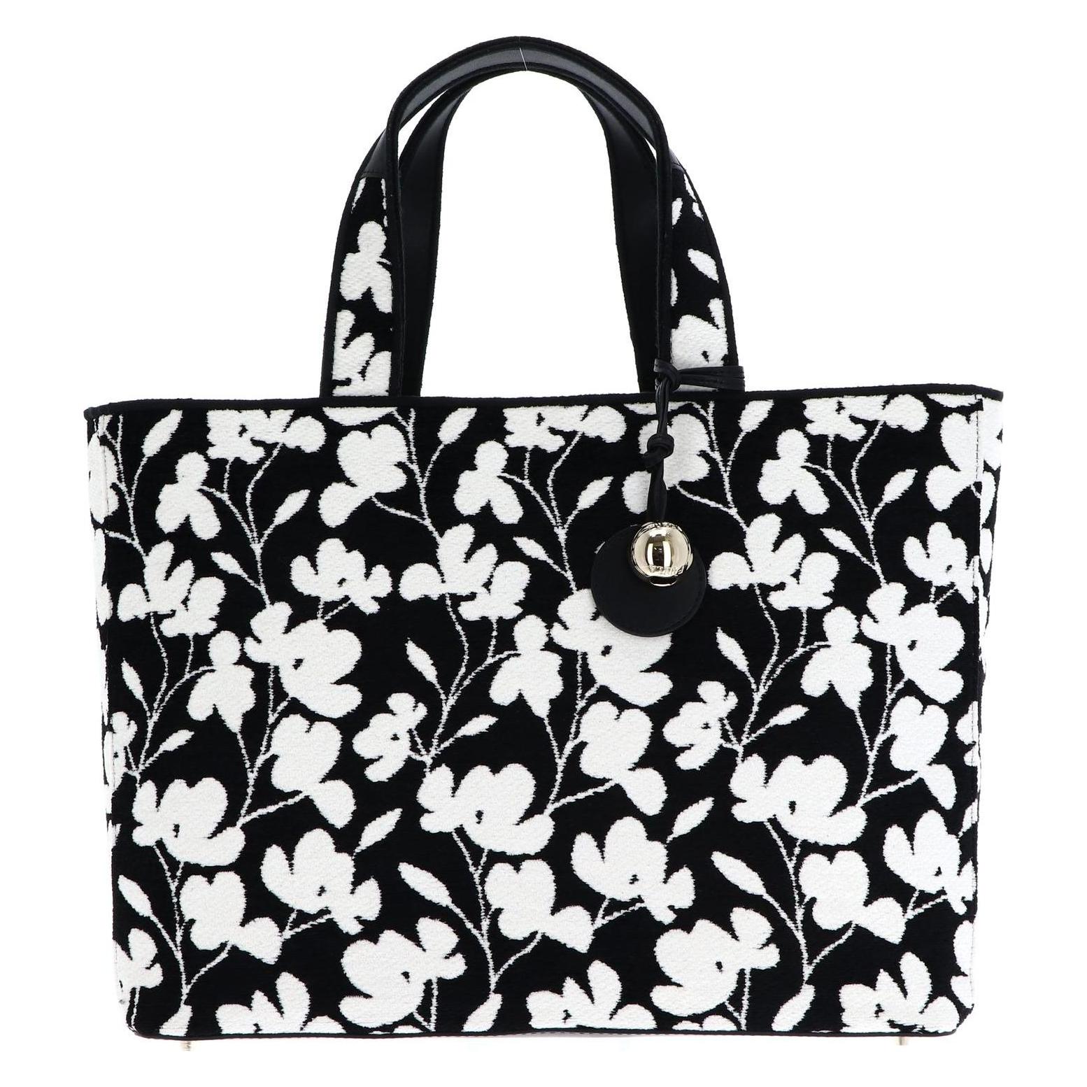 Furla, Damen, Tasche, Alissa Tote, Schwarz, Weiss