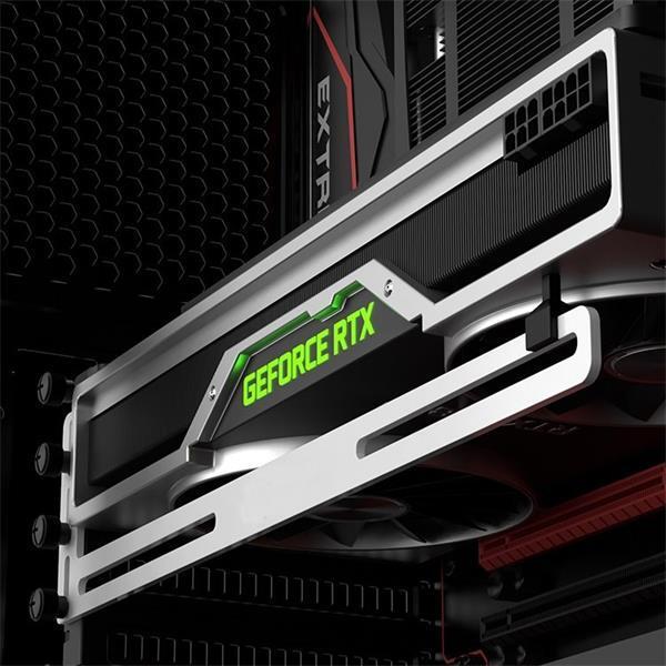 Produktbild 1st Cool 1stCOOL GPU Holder - white aluminum VGA holder