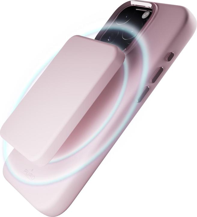 Actual product image Puro ICON MAG PRO iPhone 15 Pro 6.1" MagSafe różowy/rose PUIPC15P61ICONMPROSE (Apple iPhone 15 Pro)
