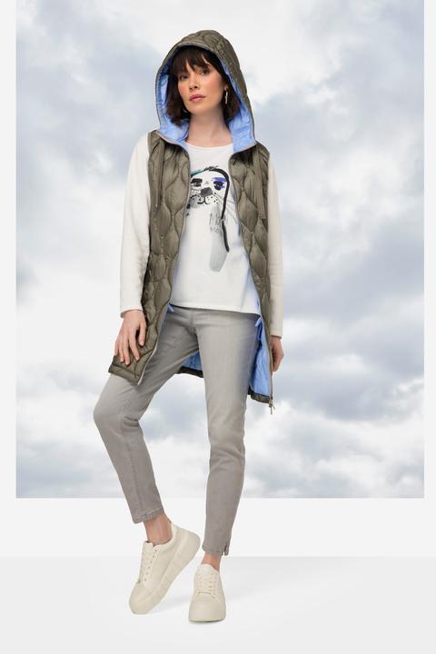 Actual product image Laurasøn Long Quilted Vest (M)