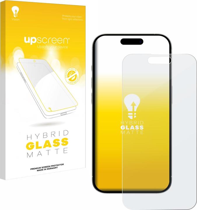 Produktbild upscreen Reflection Shield Panzerglasfolie Matt (1 Stück, Apple iPhone 15)